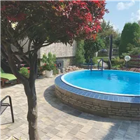 SEMMELROCK COUNTRY Kombi / dlažba s jednoduchým moderním designem, výška 5 cm, rovné hrany - bílošedočerná