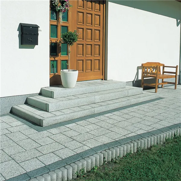 SEMMELROCK DUOFIX / obrubník 9,4x6x25 cm, plný beton - šedá