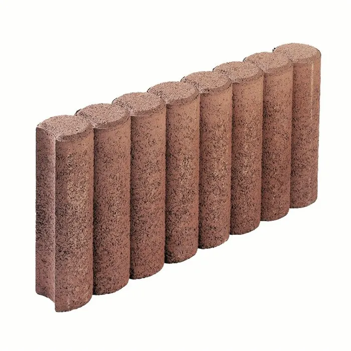 SEMMELROCK RANDFIX / obrubník 47x6x25 cm, plný beton - červená