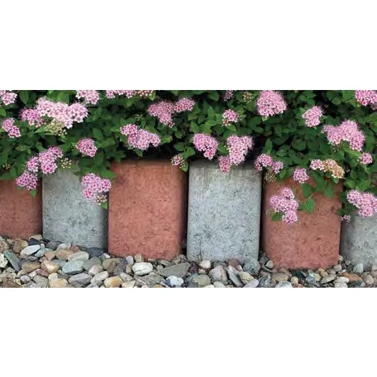 SEMMELROCK PALISÁDA MINI / palisáda 11,5x11,5x40 cm, plný beton - karamelová