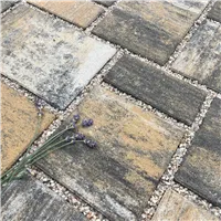 SEMMELROCK CITYTOP Eko Kombi protect / dlažba se zkosenou hranou, výška 6 cm - bíložlutočerná