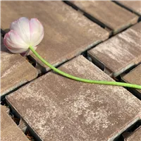 SEMMELROCK CITYTOP Eko Kombi protect / dlažba se zkosenou hranou, výška 6 cm - hnědý mix