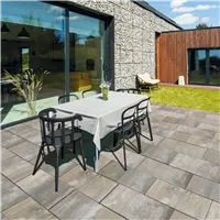 SEMMELROCK SENSO GRANDE / velkoformátová dlažba 80x60x8 cm, Semmelrock Protect - bílohnědočerná