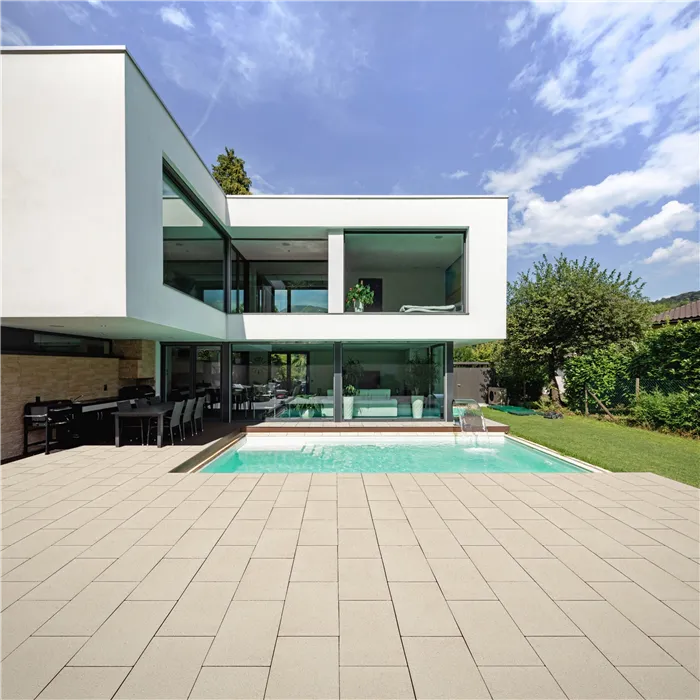 SEMMELROCK MODERN comfort / dlažba se zušlechtěným povrchem SL a Semmelrock protect plus 60x60x8 cm - krémová