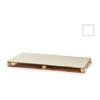 BAUDER / FPO VBL 14 poplastovaný plech tabule (1 × 2 m = 2 m²) - perleťově bílá