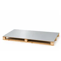 BAUDER / FPO VBL 14 poplastovaný plech tabule (1 × 2 m = 2 m²) - stříbřitě šedá
