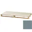BAUDER / FPO VBL 14 poplastovaný plech tabule (1 × 2 m = 2 m²) - stříbřitě šedá