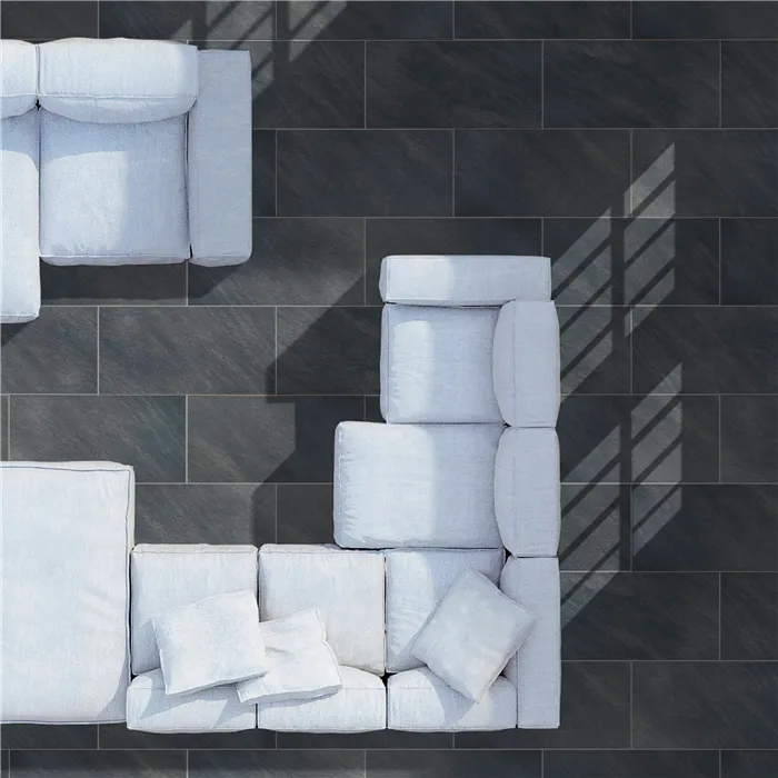 SEMMELROCK AIRPAVE MONARO / porcelánové dlaždice 90,5x60,5x2 cm - nocturno