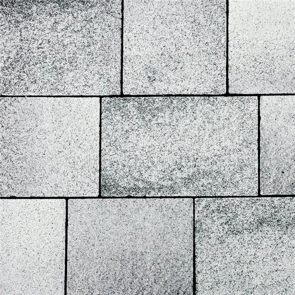 SEMMELROCK UMBRIANO kombi / dlažba, výška 6 cm, melírovaný povrch, bez zkosení - granit šedobílá