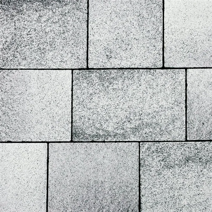 SEMMELROCK UMBRIANO kombi / dlažba, výška 6 cm, melírovaný povrch, bez zkosení - granit šedobílá