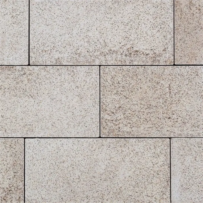 SEMMELROCK UMBRIANO kombi / dlažba, výška 6 cm, melírovaný povrch, bez zkosení - granit béžová