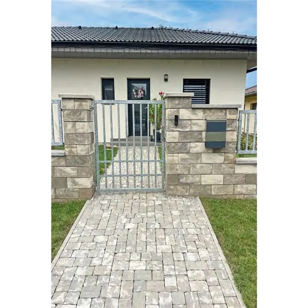 SEMMELROCK RIVAGO / plotový systém - základní kámen 40x20x16 cm, zdicí systém s hladkou pohledovou stranou - šedohnědočerná