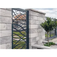 SEMMELROCK RIVAGO / plotový systém - poloviční kámen 20x20x16 cm, zdicí systém s hladkou pohledovou stranou - šedočerná