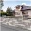SEMMELROCK RIVAGO / plotový systém - stříška 47x27x5-5,5 cm, zdicí systém s hladkou pohledovou stranou - šedohnědočerná
