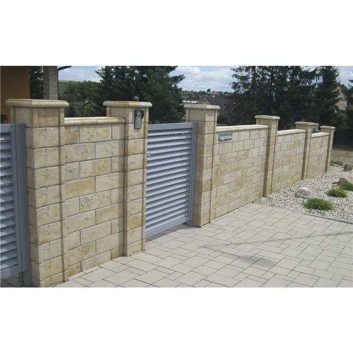 SEMMELROCK BRADSTONE TRAVERO / zeď - sloupkový kámen 30x30x15 cm - béžová melírovaná