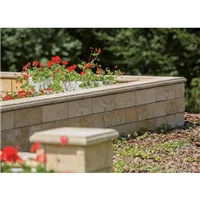 SEMMELROCK BRADSTONE TRAVERO / zeď - poloviční kámen 20x20x15 cm - béžová melírovaná