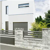 SEMMELROCK BELLAMONTE / plotový systém se vzhledem broušeného travertinu - prodloužený kámen nízký 60x20x10 cm - vápencová melírovaná