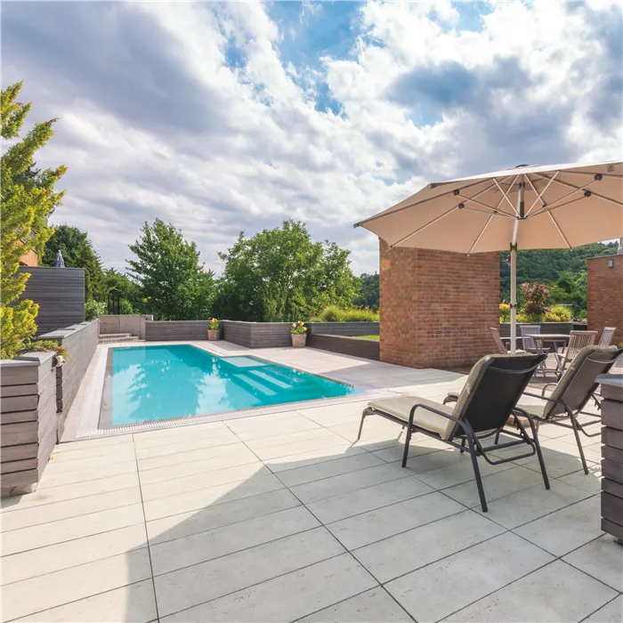 SEMMELROCK LUSSO TIVOLI / dlaždice s rovnými hranami 60x30x4,5 cm - krémově bílá