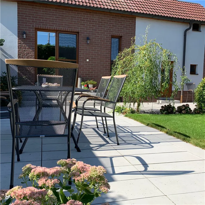 SEMMELROCK LUSSO TIVOLI / dlaždice s rovnými hranami 60x30x4,5 cm - stříbrnošedá