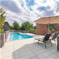 SEMMELROCK LUSSO TIVOLI / dlaždice s rovnými hranami 90x30x4,5 cm - krémově bílá