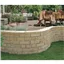 SEMMELROCK BRADSTONE MOUNTAIN BLOCK / zdicí systém - krycí deska 30-22,5x25x4 cm - pískovcová