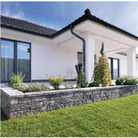 SEMMELROCK BRADSTONE MOUNTAIN BLOCK / zdicí systém - štípatelný kámen 29,5x22,5x10 cm - šedá melírovaná