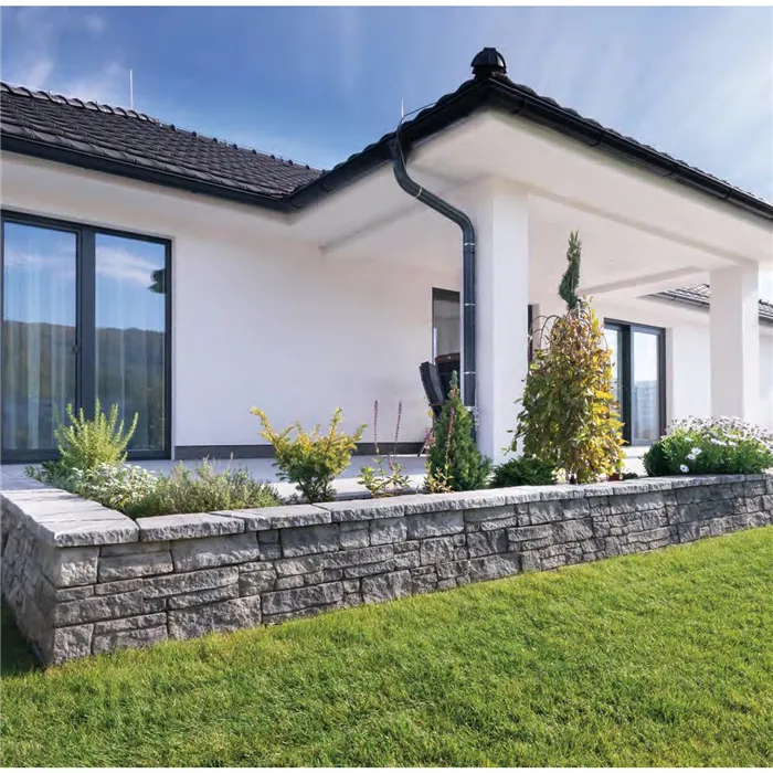 SEMMELROCK BRADSTONE MOUNTAIN BLOCK / zdicí systém - štípatelný kámen 29,5x22,5x10 cm - šedá melírovaná