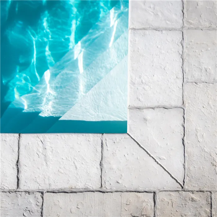 SEMMELROCK BRADSTONE OLD TOWN / bazénový lem - základní prvek 45x30x4 cm - slonovinová