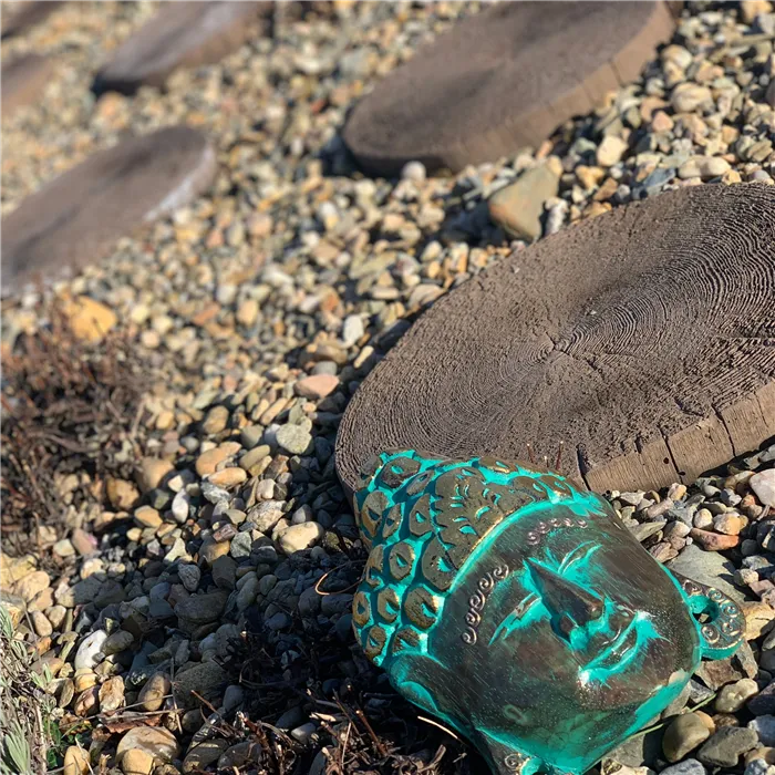 SEMMELROCK BRADSTONE / nášlapný kámen kmen 35x30x4 cm, struktura dřeva - antická hnědá