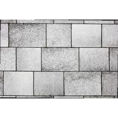 SEMMELROCK UMBRIANO / dlažba 25x25x8 cm, melírovaný povrch, bez zkosení - granit šedobílá