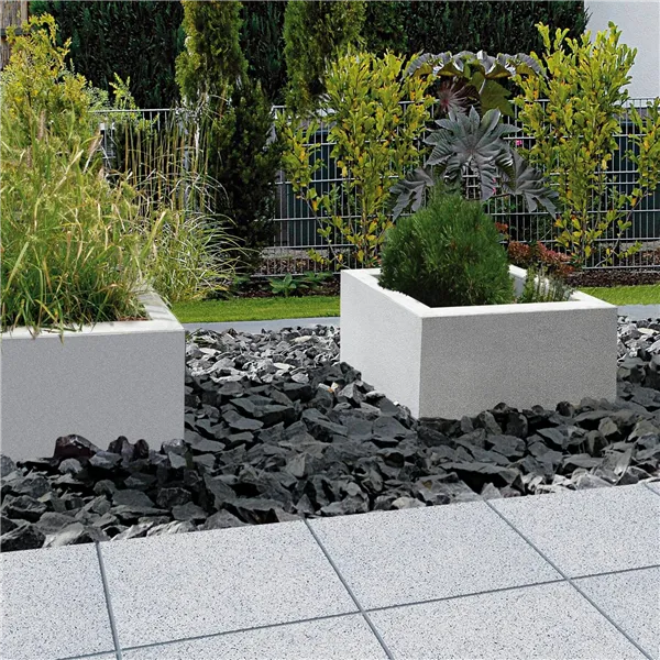 SEMMELROCK ADELO / květináč 50x50x28 cm - antracit