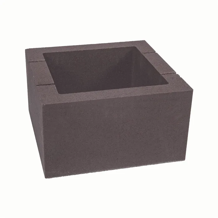 SEMMELROCK ADELO / květináč 50x50x28 cm - hnědá