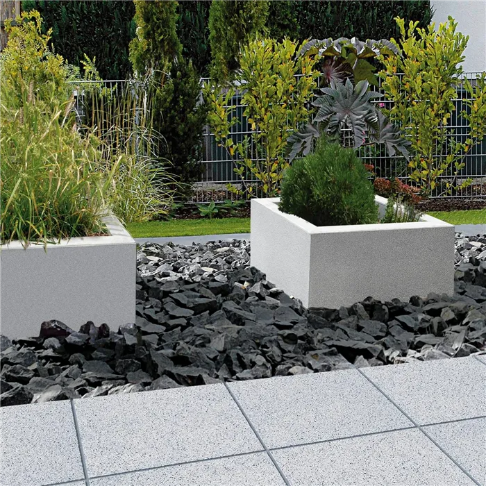 SEMMELROCK ADELO / květináč 50x50x28 cm - šedá