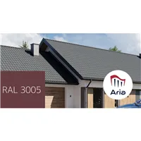 BUDMAT / ARIA 350/1040 PE RAL 3005 lesk - vínová červená
