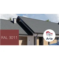 BUDMAT / ARIA 350/1040 PE RAL 3011 lesk - červená