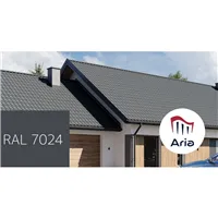 BUDMAT / ARIA 350/1040 PE RAL 7024 lesk - šedá