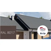 BUDMAT / ARIA 350/1040 PE RAL 8017 lesk - hnědá
