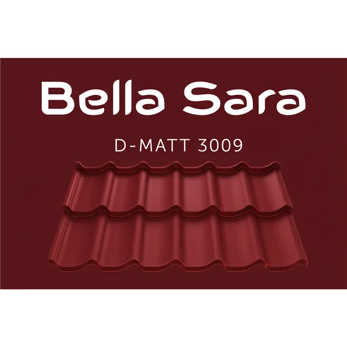 BUDMAT / BELLA SARA 350/1150 D-MAT PLUS RAL 3009 - červenohnědá