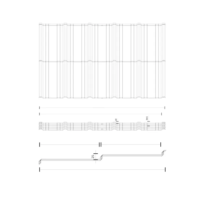 BUDMAT / COMO 350/1216 D-MAT RAL 7016 STANDARD - antracit