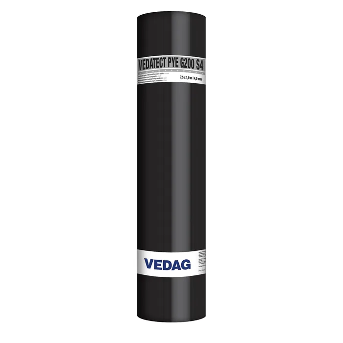 VEDAG / VEDATECT PYE G 200 S4 mineral, tl. 4 mm - podkladní pás