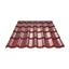 BUDMAT / SARA 350/1100 PE 25 µm RAL 3009 lesk - červenohnědá