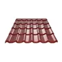 BUDMAT / SARA 350/1100 PE 25 µm RAL 3009 lesk - červenohnědá