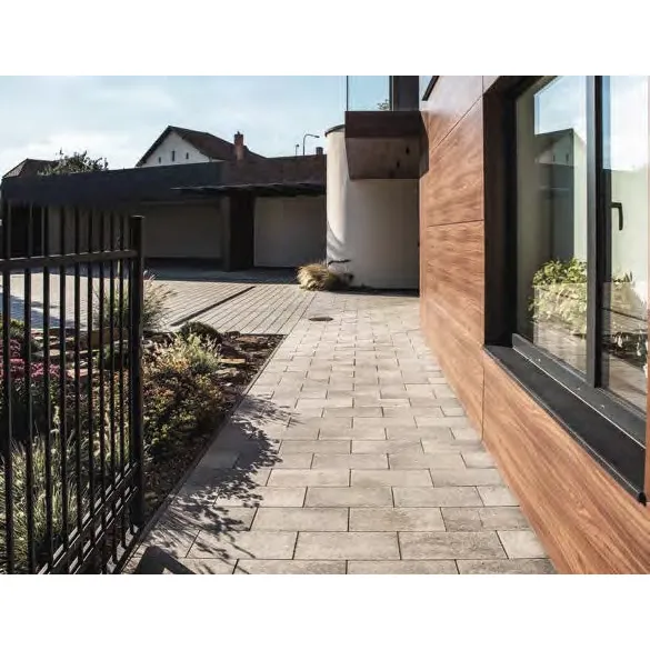 SEMMELROCK UMBRIANO / dlažba 50x25x8 cm, melírovaný povrch, bez zkosení - granit béžová